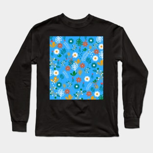 Blue field of joy Long Sleeve T-Shirt